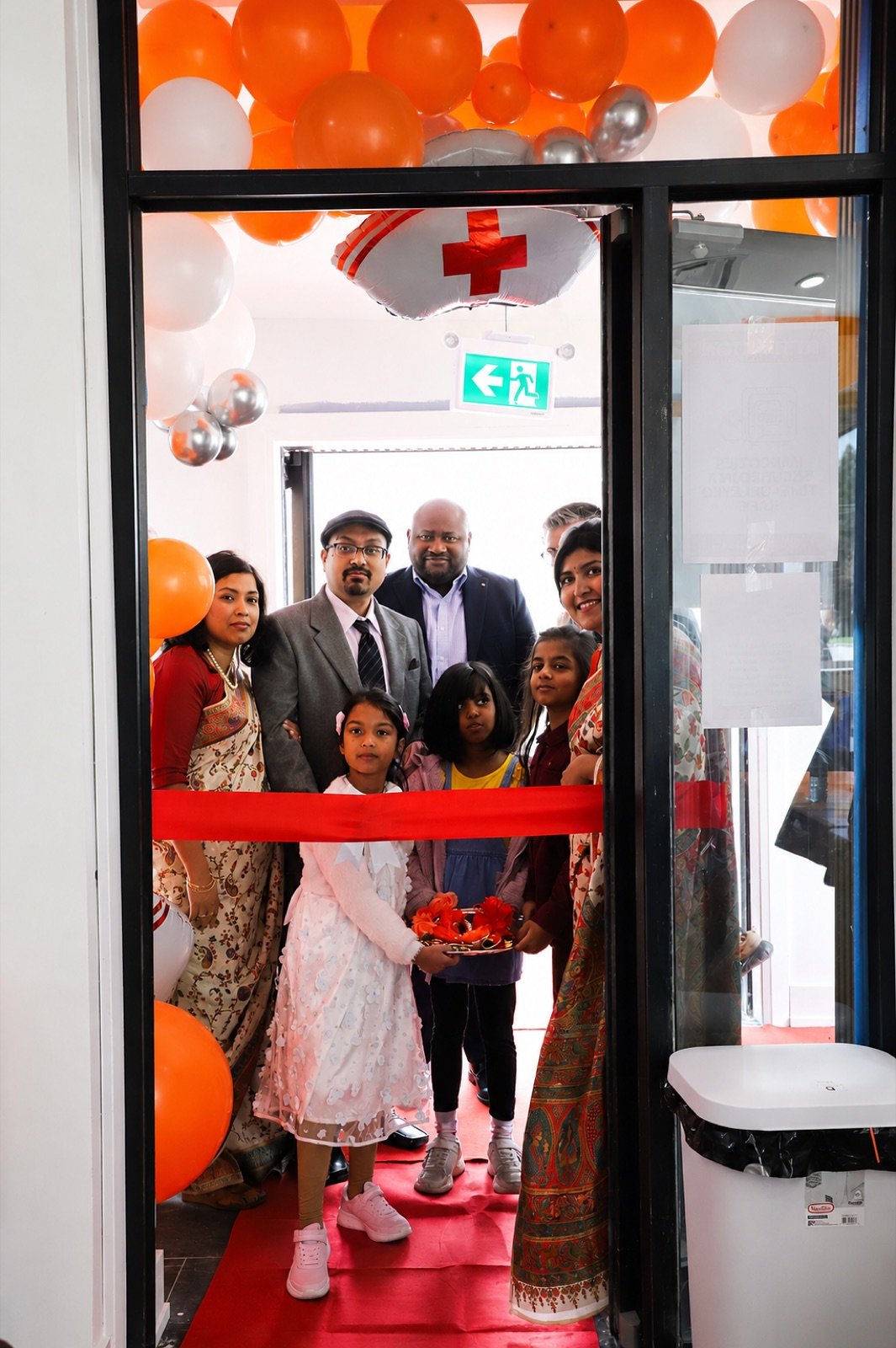 Family doctor clinic ribbon cutting at Danton Medical Clinic grand opening