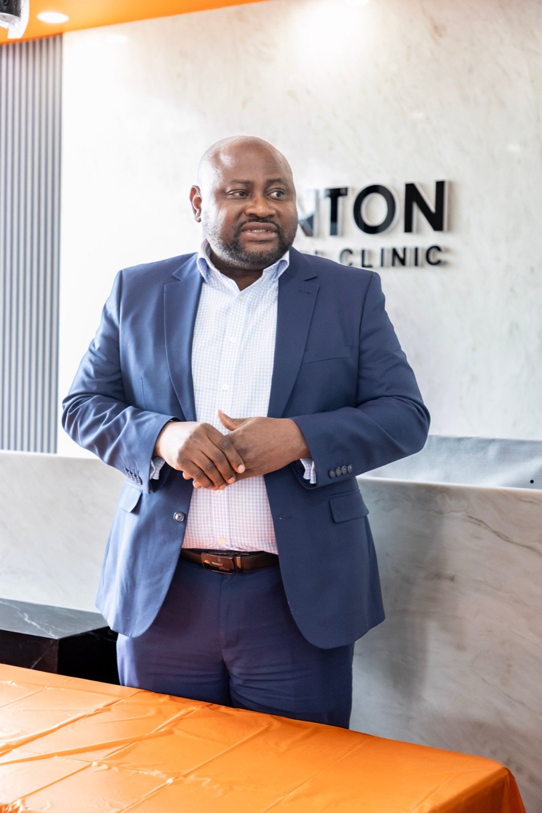 Guest speaker at the Danton Medical Clinic grand opening