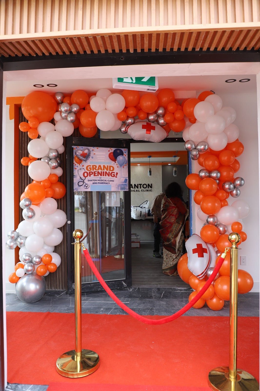 Danton Medical Clinic Eglinton entrance on grand opening day